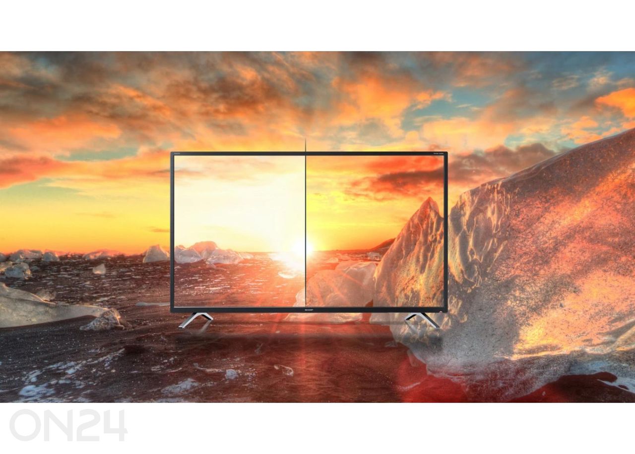 Teler Sharp 55" (126 cm) QLED 4K Ultra HD Google TV, Dolby Vision, Dolby Atmos suurendatud