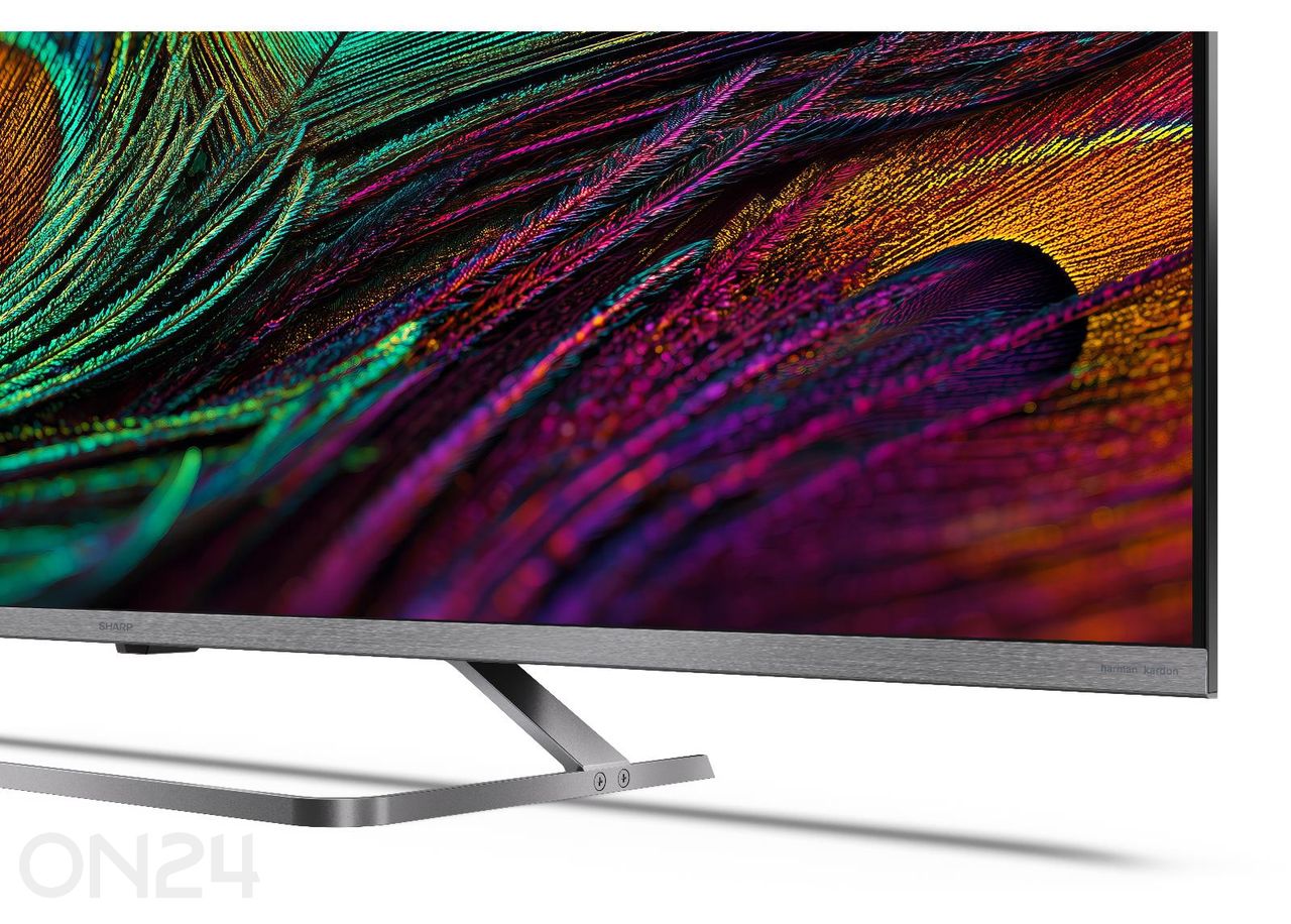 Teler Sharp 55" (139 cm) Mini LED QLED 4K Ultra HD Google TV, Harman/Kardon, DolbyVision, DolbyAtmos suurendatud