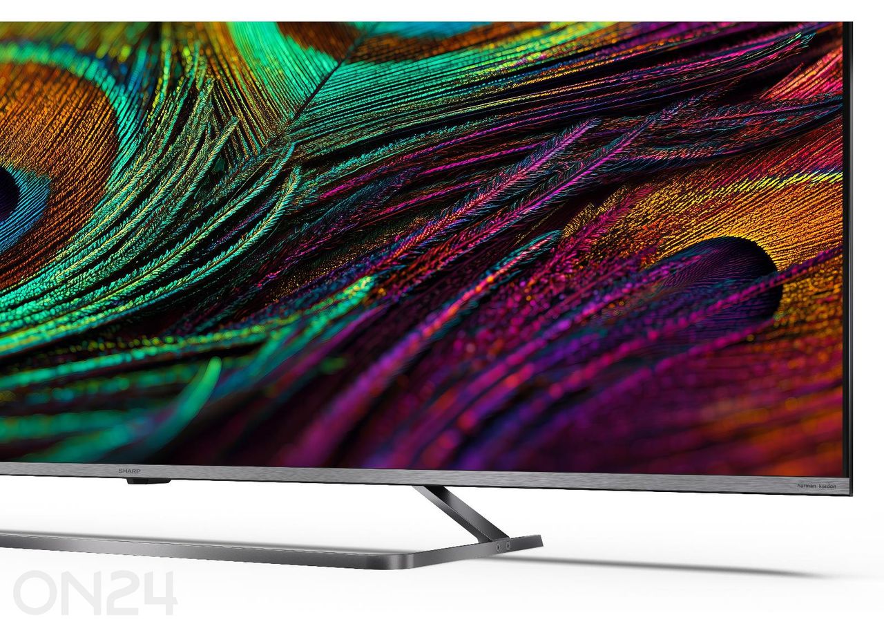 Teler Sharp 65" (164 cm) Mini LED QLED 4K Ultra HD Google TV, Harman/Kardon, DolbyVision, DolbyAtmos suurendatud