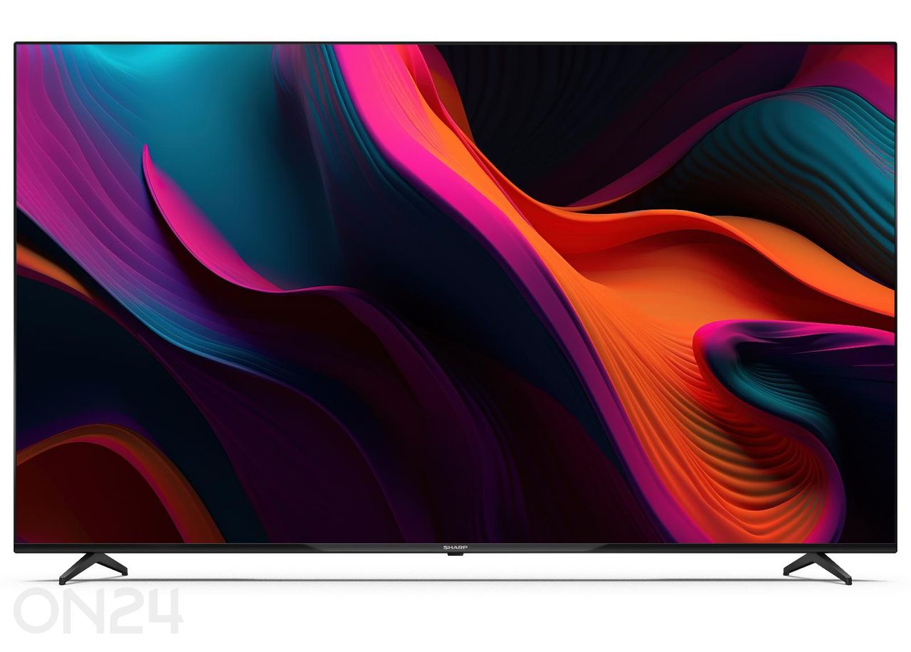Teler Sharp 70" (177 cm) 4K Ultra HD Smart Google Frameless TV, Dolby Vision, Dolby Atmos suurendatud