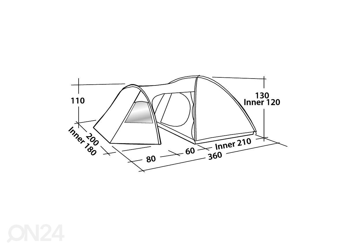 Telk 3-le EASY CAMP ECLIPSE 300 suurendatud