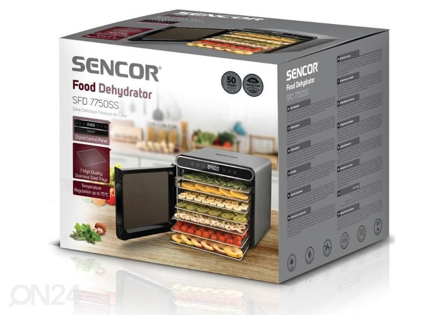 Toidukuivataja Sencor SFD7750SS suurendatud