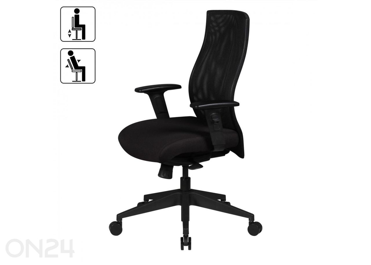 Töötool kangaga, must suurendatud