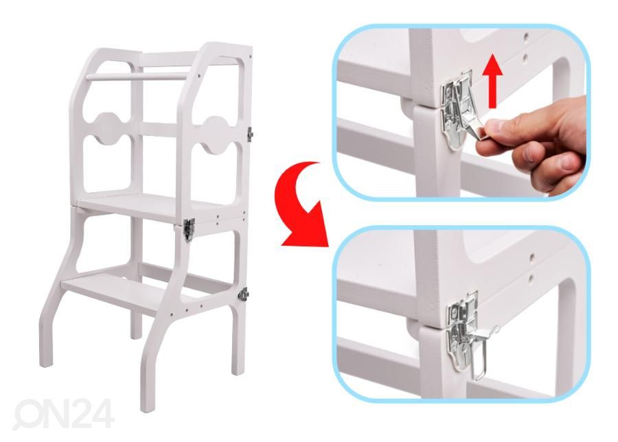 Torntool / tooli ja laua komplekt lastele 2in1 suurendatud