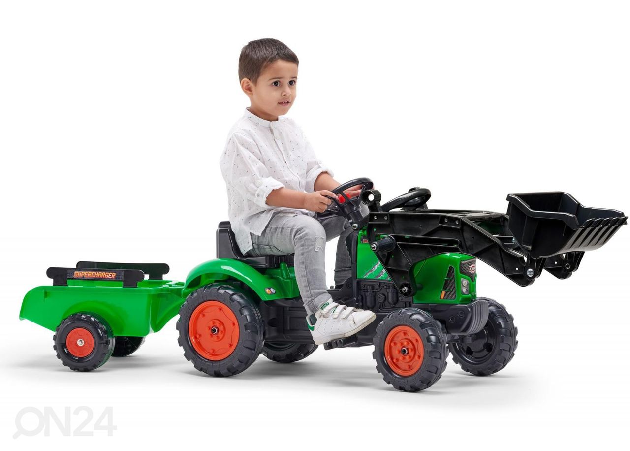 Traktor lastele Falk Supercharger suurendatud