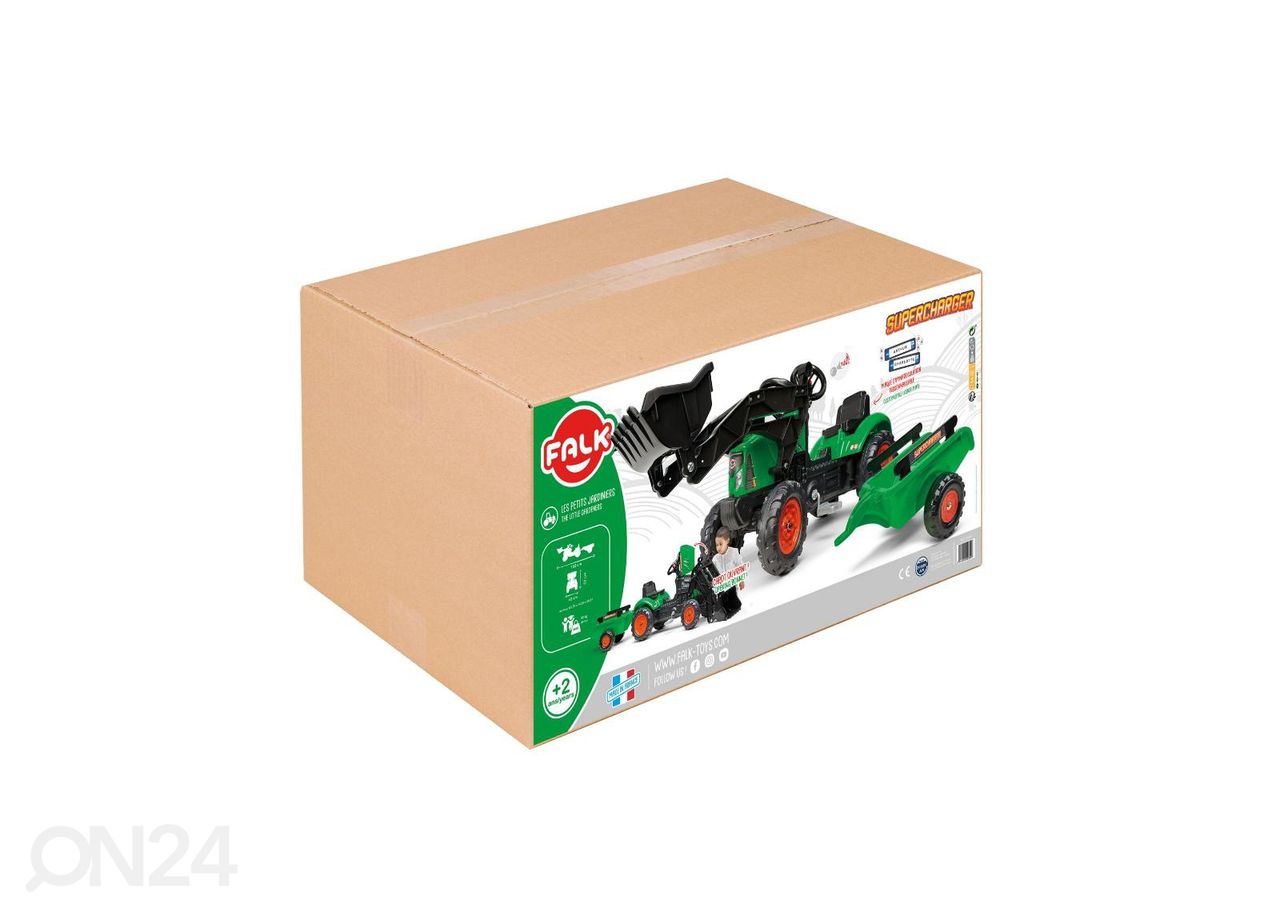 Traktor lastele Falk Supercharger suurendatud