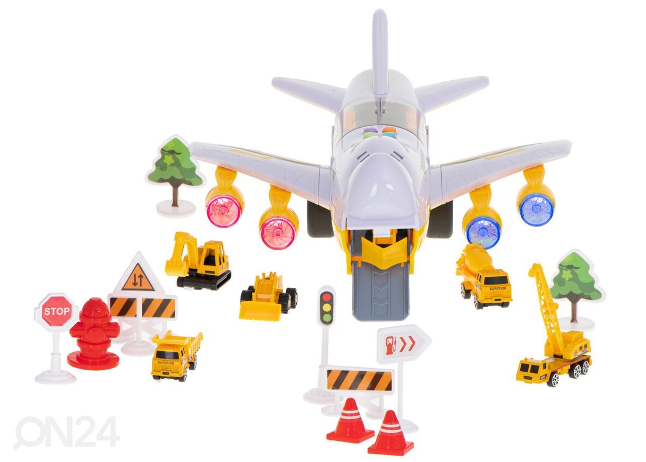 Transpordilennuk + 6 ehitusmasinat suurendatud