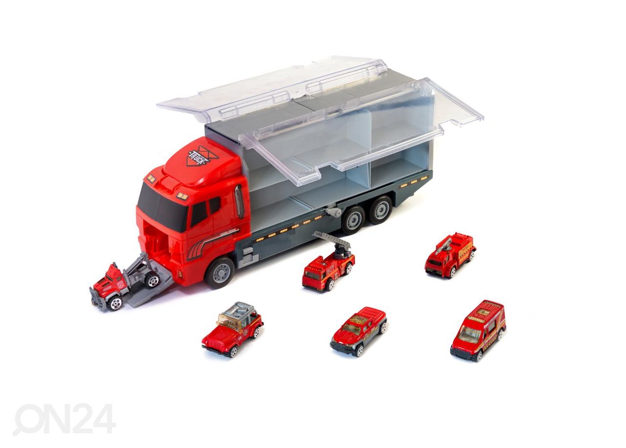 Transporter veoauto + 6 metallist mudelautot suurendatud