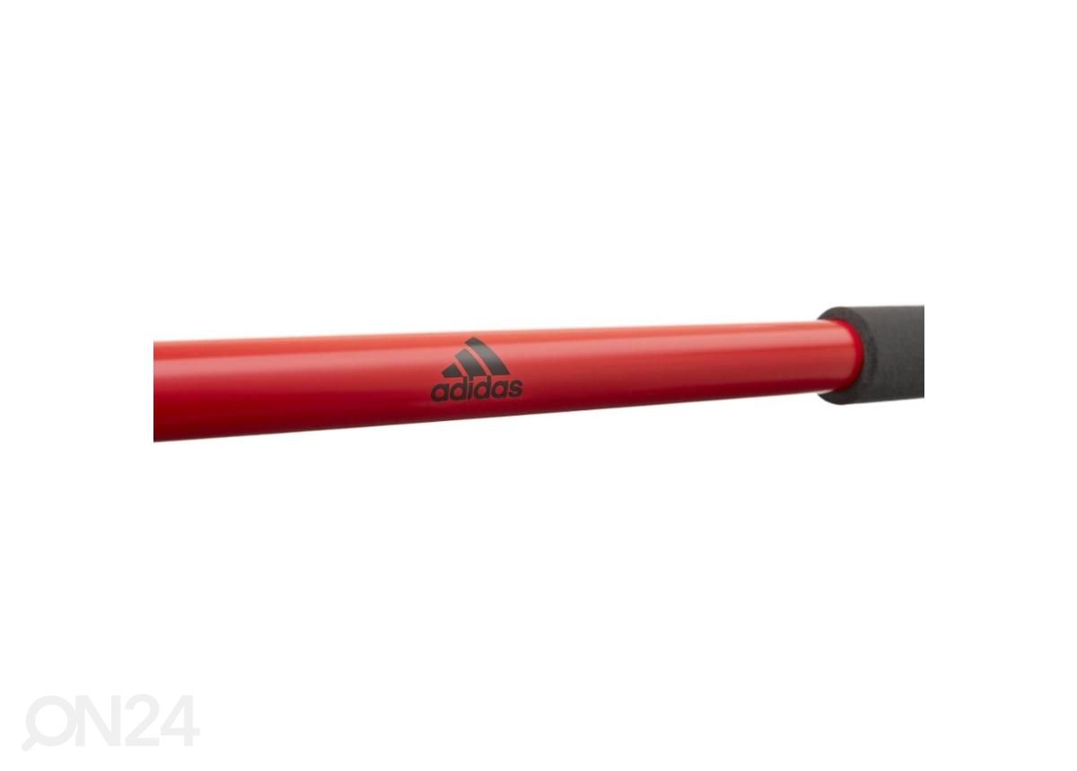 Treeningkang kummiga Adidas TrainBar suurendatud