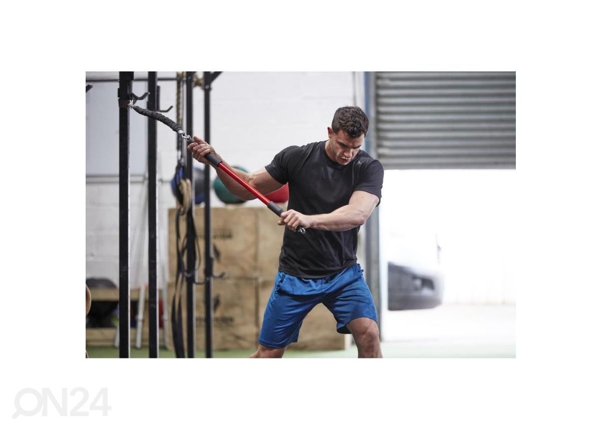 Treeningkang kummiga Adidas TrainBar suurendatud