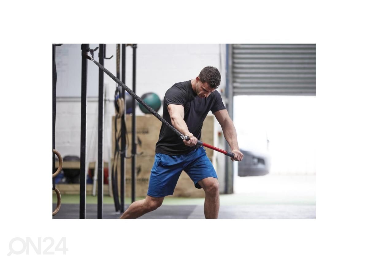 Treeningkang kummiga Adidas TrainBar suurendatud