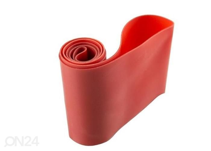 Treeningkumm HMS GU04 punane, 600x50x0.7 mm suurendatud