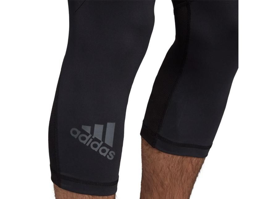 Treeningretuusid meestele adidas Alphaskin Sport Tights 3/4 M CF7331 suurendatud