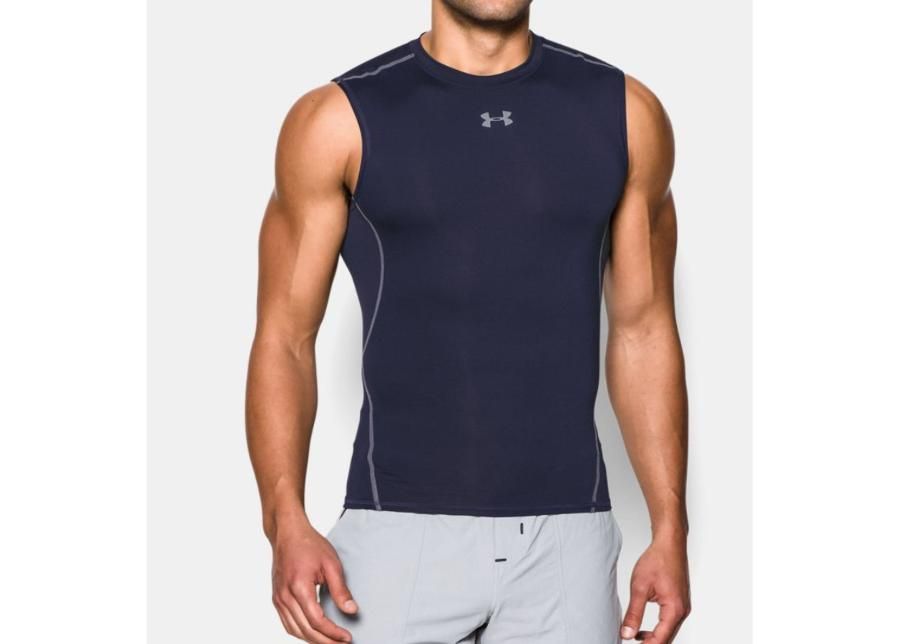 Treeningsärk HeatGear Compression Sleeveless 1257469-410 suurendatud