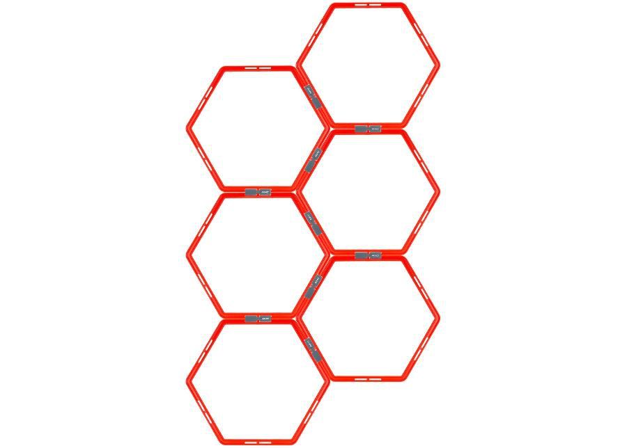 Treeningvahend koordinatsiooni harjutamiseks Hexagon 6-osaline Avento suurendatud