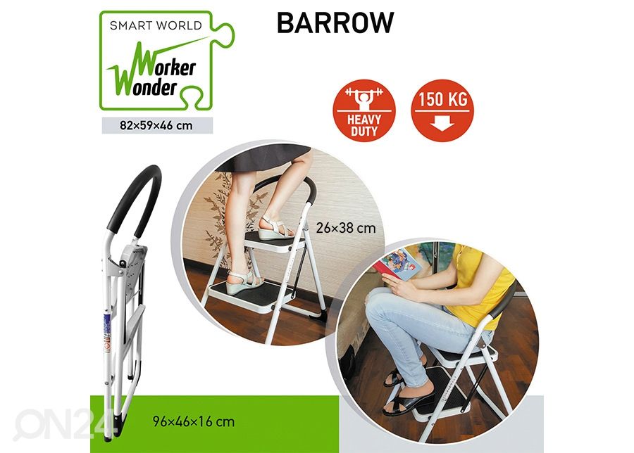 Treppredel Wonder Worker Barrow suurendatud