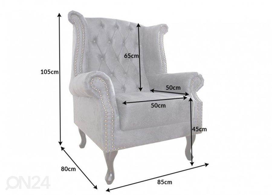 Tugitool Chesterfield suurendatud