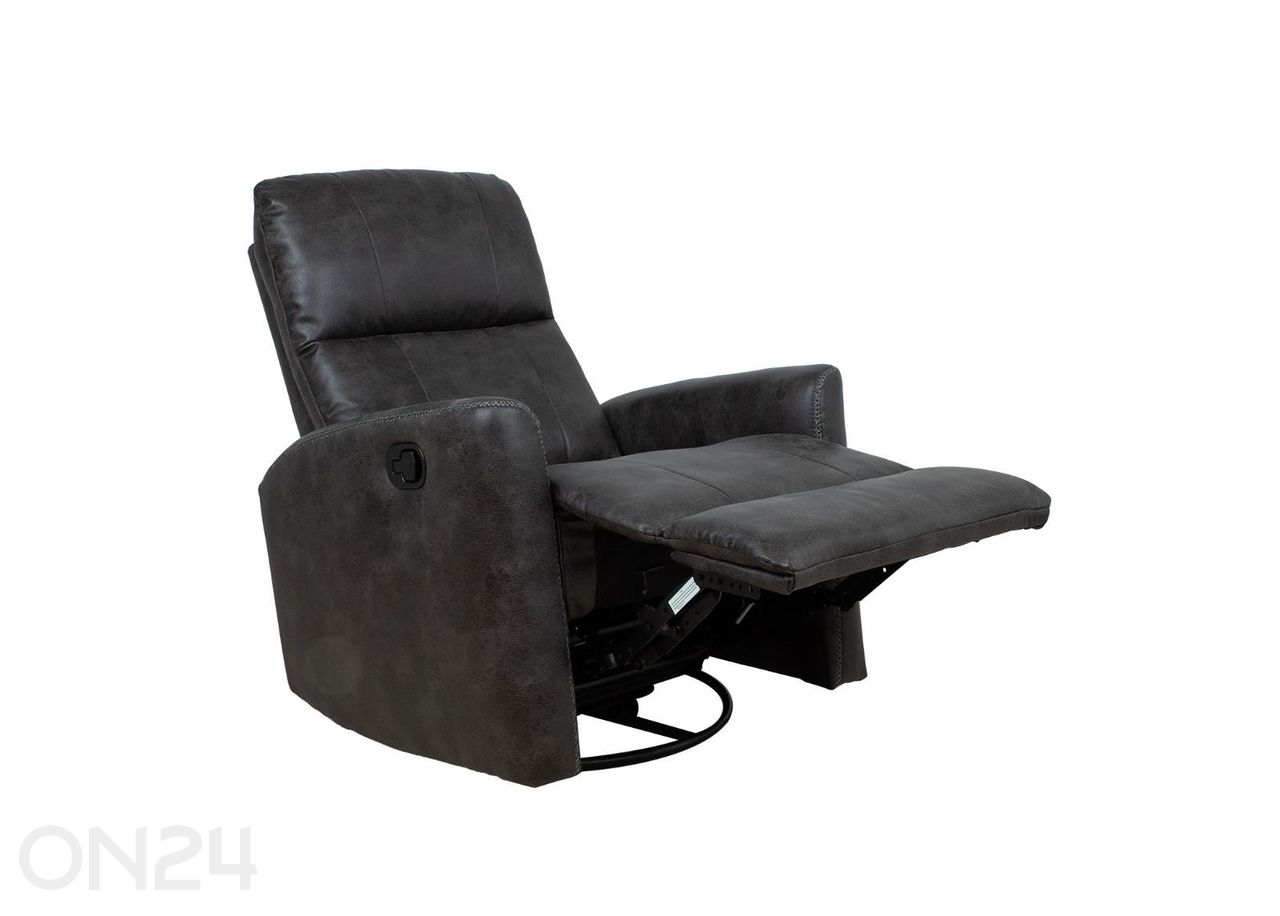 Tugitool Diego kiikuv ja pöörlev manuaalne recliner suurendatud