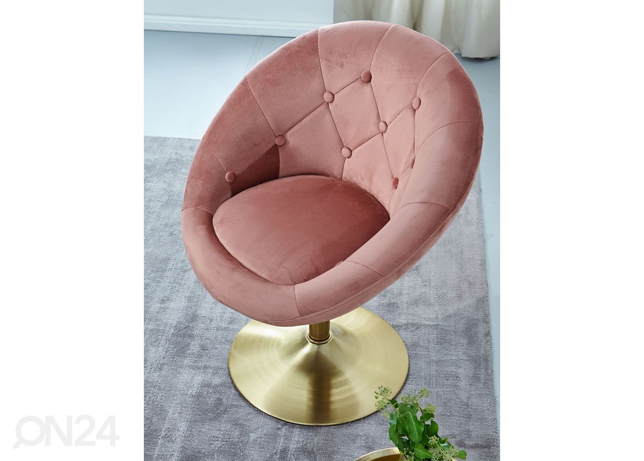 Tugitool Lounge, roosa suurendatud