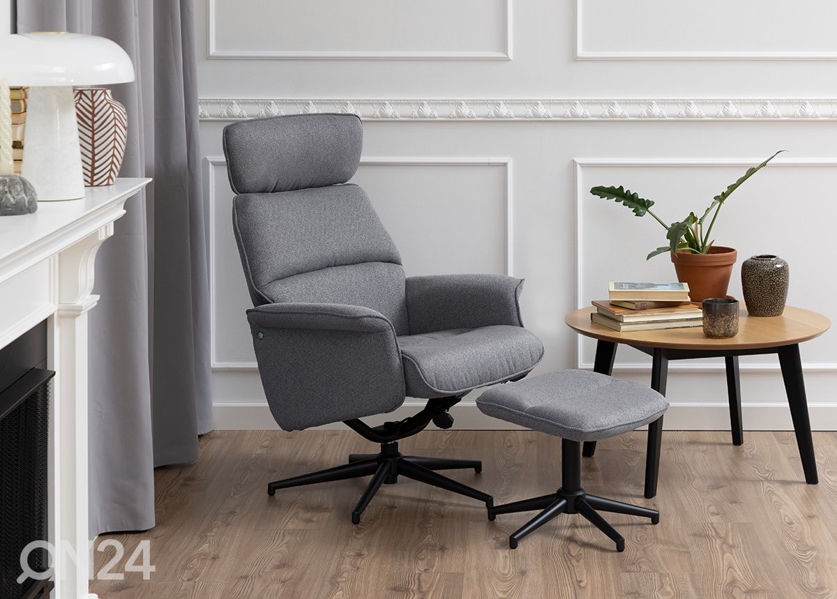 Tugitool recliner Alura järiga suurendatud