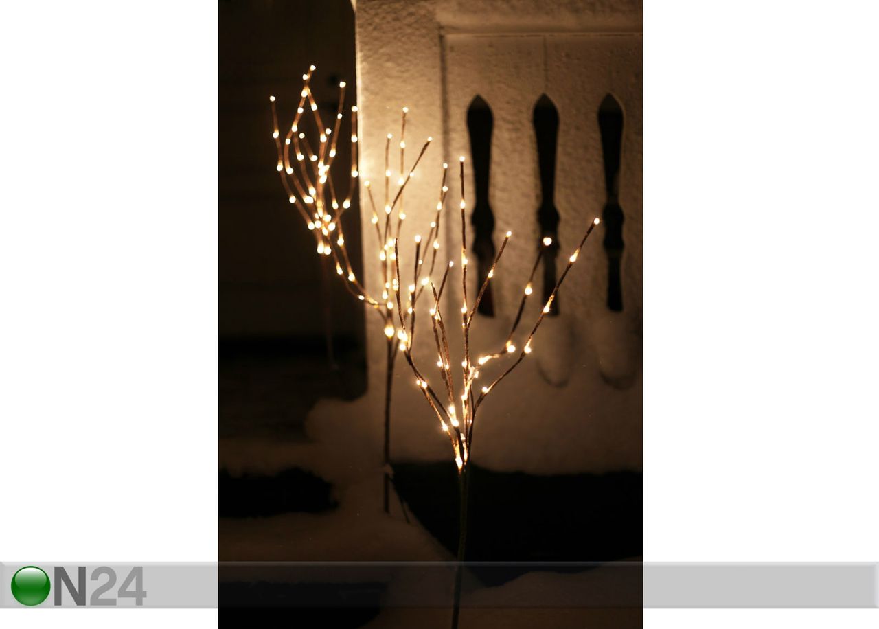 Tuledega kunstpuu komplekt 3 tk LED suurendatud