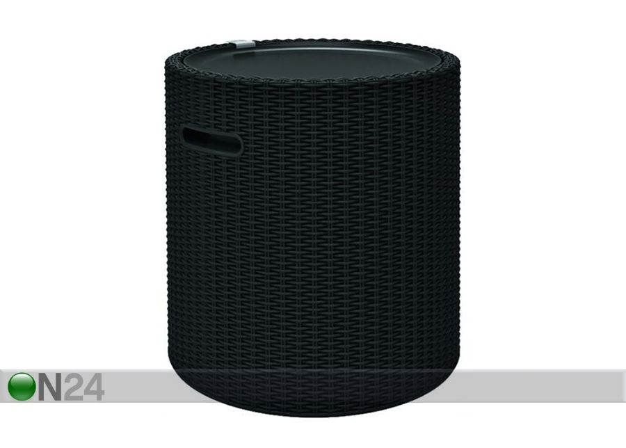 Tumba/abilaud Keter Cool Stool, anthracite suurendatud