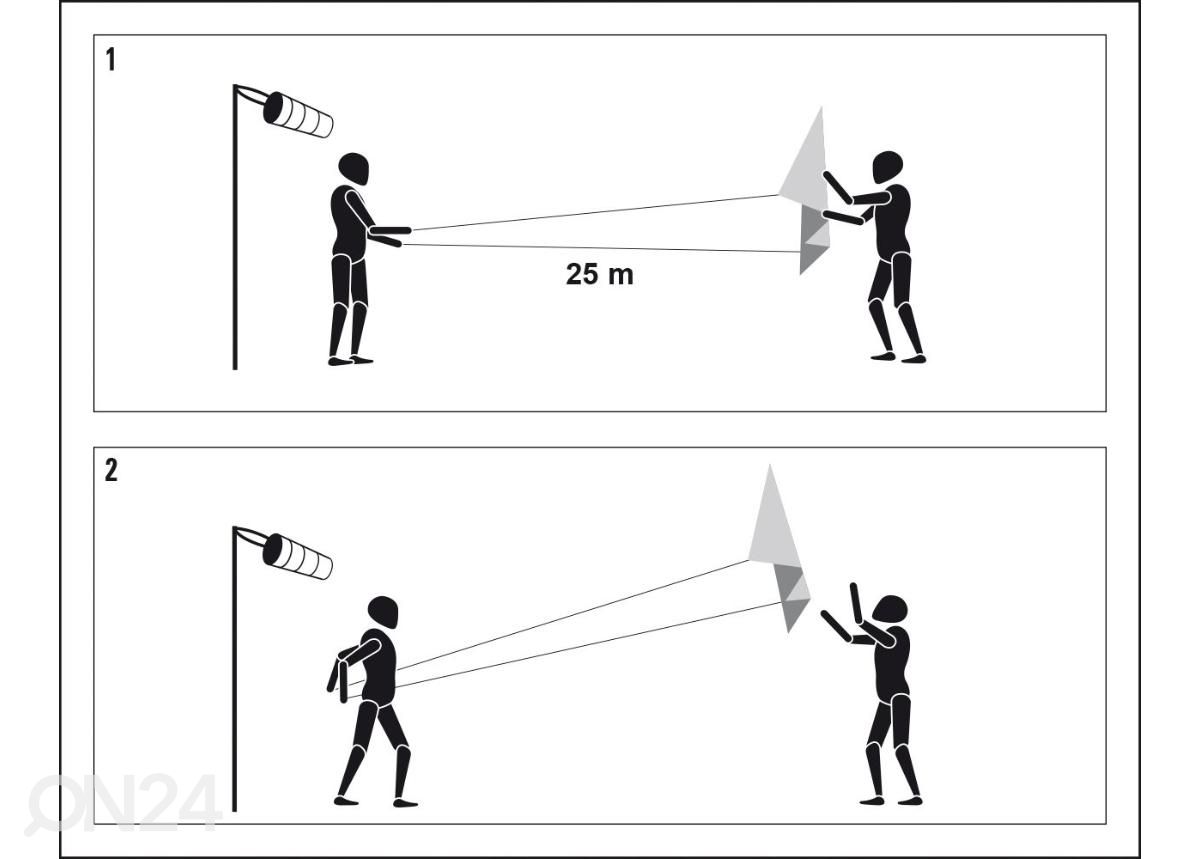 Tuulelohe Parachute Kite Fantasy 120 Dragon fly suurendatud