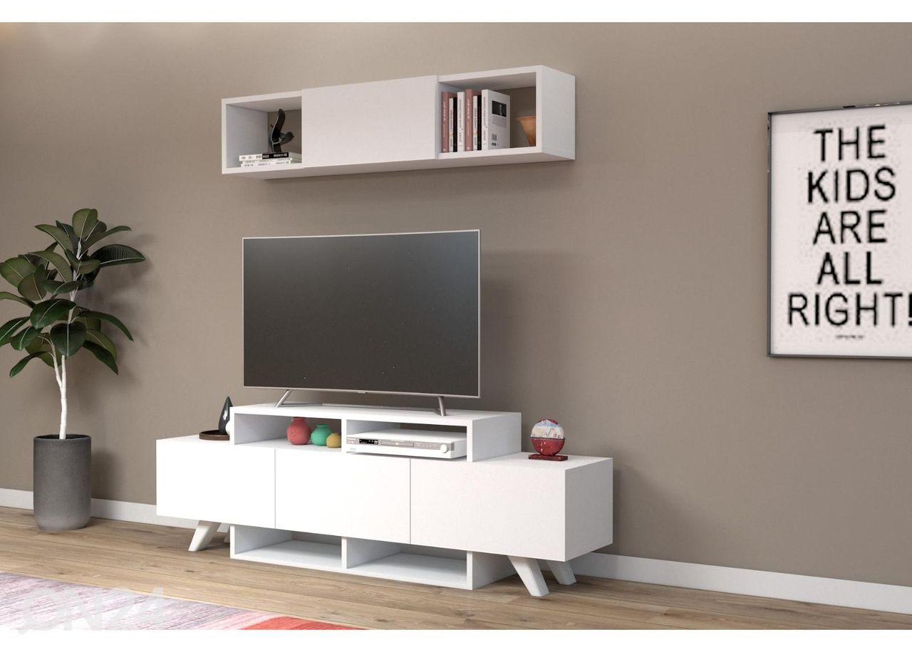 TV-alus 150 cm + seinariiul suurendatud