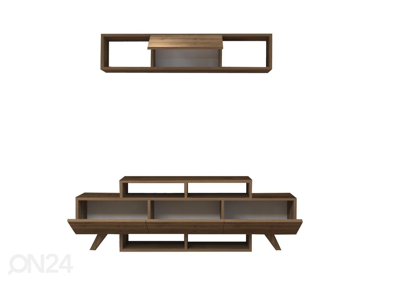 TV-alus 150 cm + seinariiul suurendatud