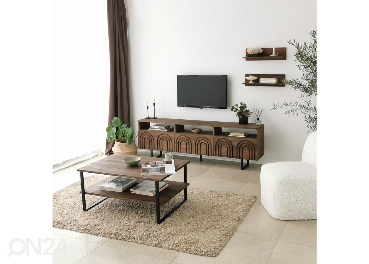 TV-alus + 2 seinariiulit suurendatud