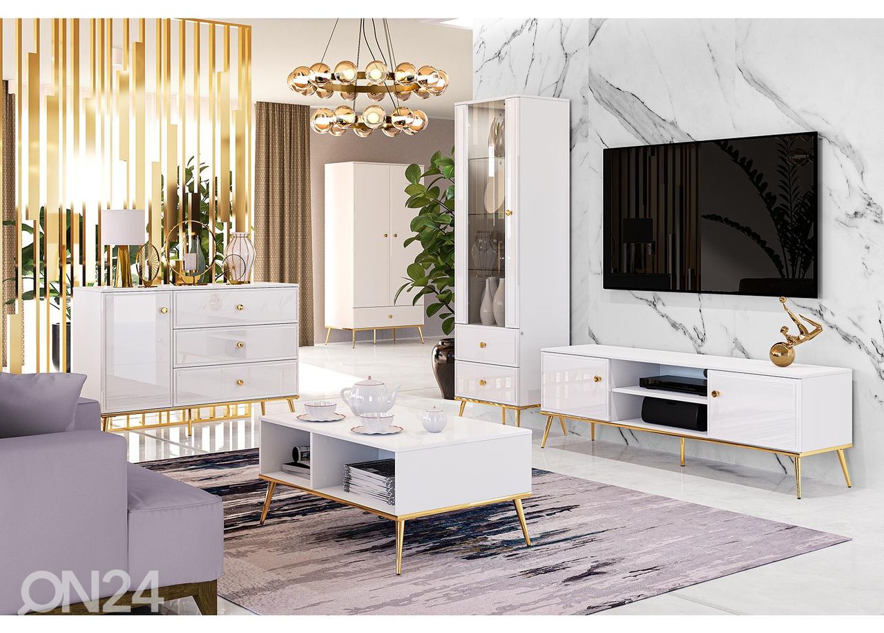 TV-alus Gloss 160 cm suurendatud