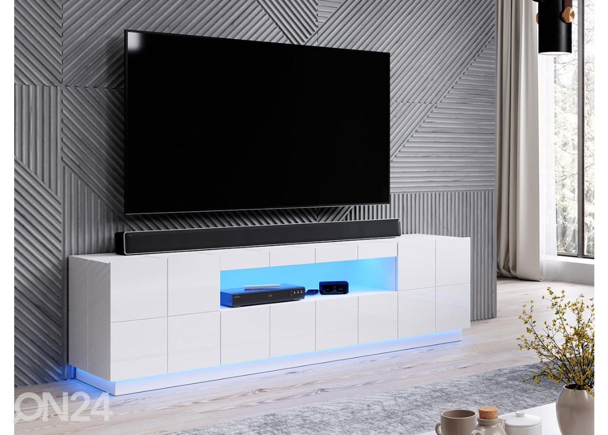 TV-alus + LED suurendatud
