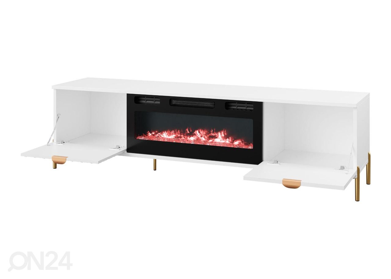 TV-alus Lenna 180 cm elektrikaminaga suurendatud