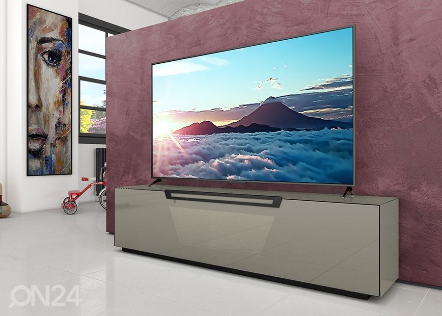 Tv-alus ratastel Venti 175 cm suurendatud