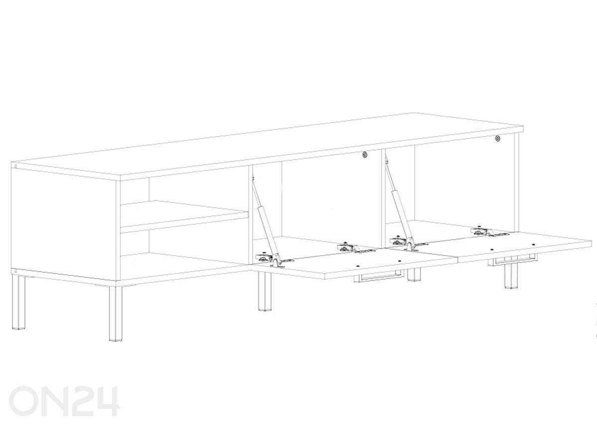 TV-alus Santes 155 cm suurendatud