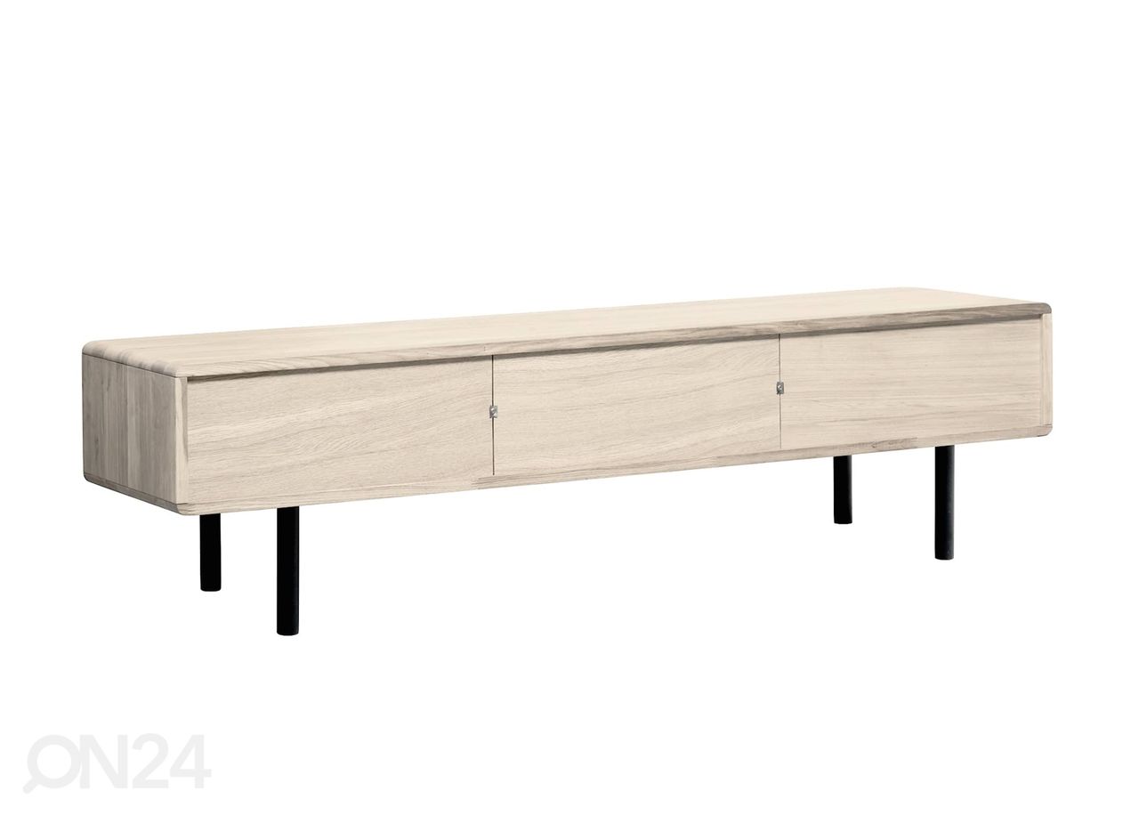 TV-alus Tokyo 160 cm, valge õli suurendatud