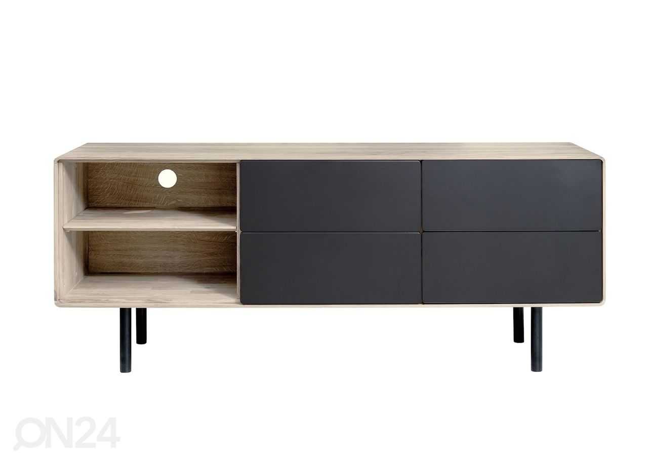 TV-alus Tokyo 160 cm, valge õli suurendatud
