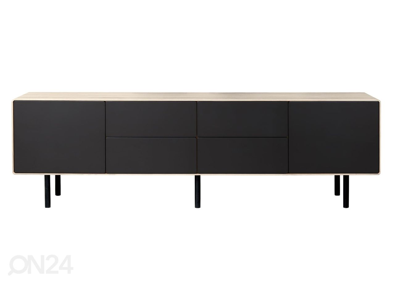 TV-alus Tokyo 213 cm, valge õli suurendatud