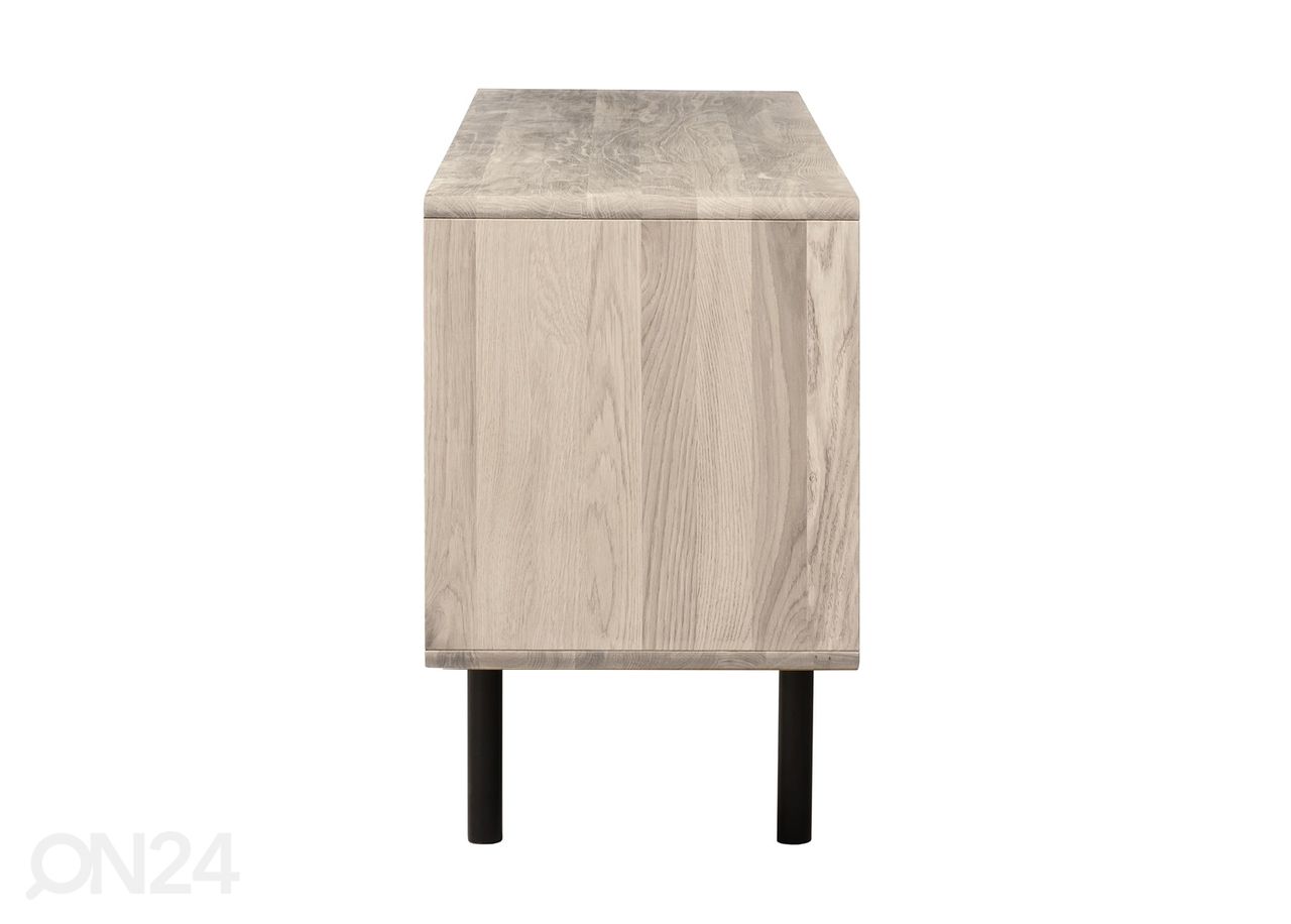 TV-alus Tokyo 213 cm, valge õli suurendatud