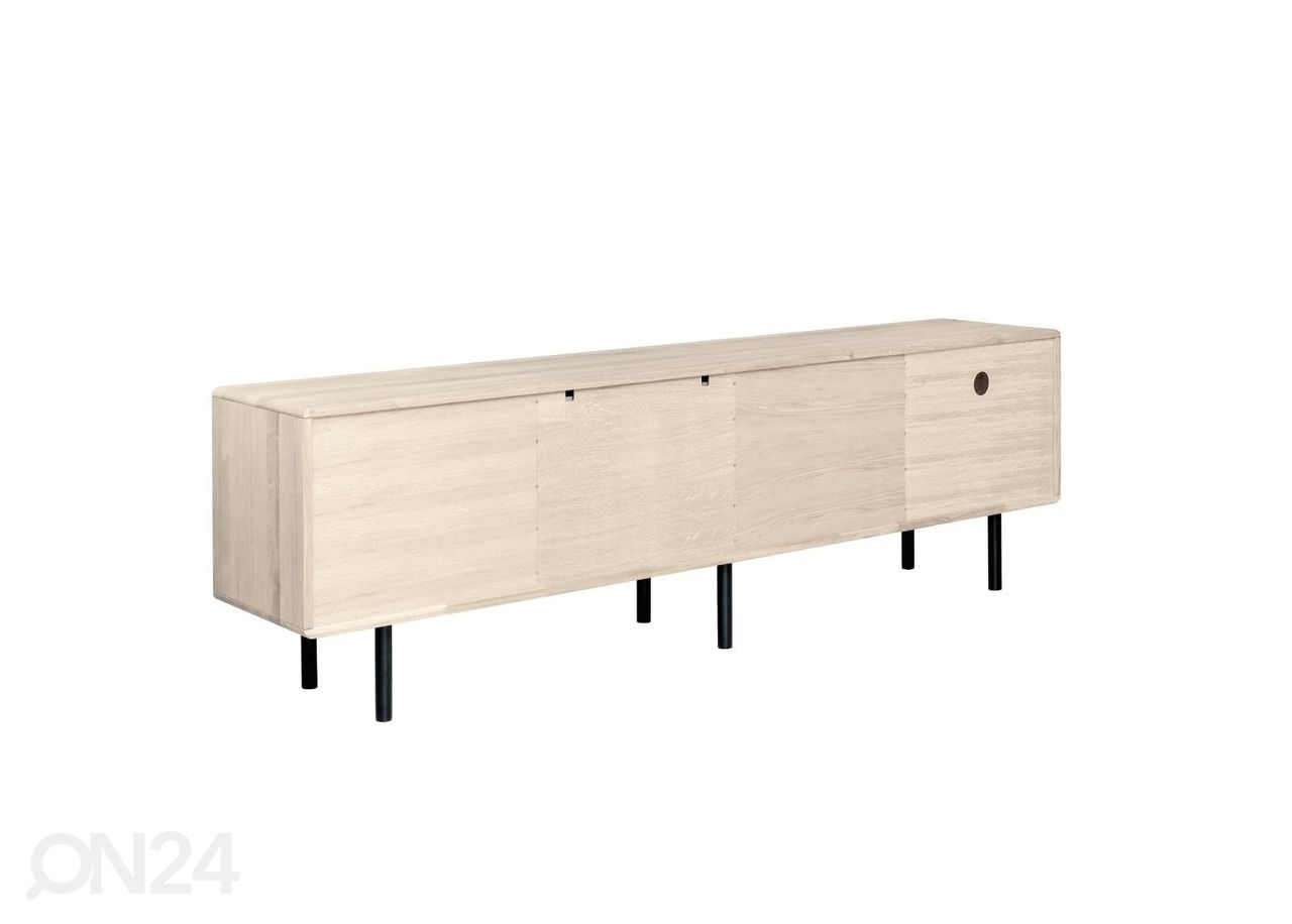 TV-alus Tokyo 213 cm, valge õli suurendatud