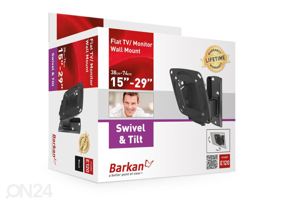TV-seinakinnitus Barkan E120.B 13"- 29" suurendatud