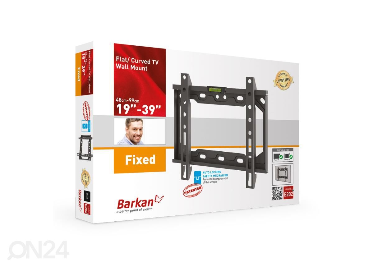 TV-seinakinnitus Barkan E202+.B 13"- 43" suurendatud