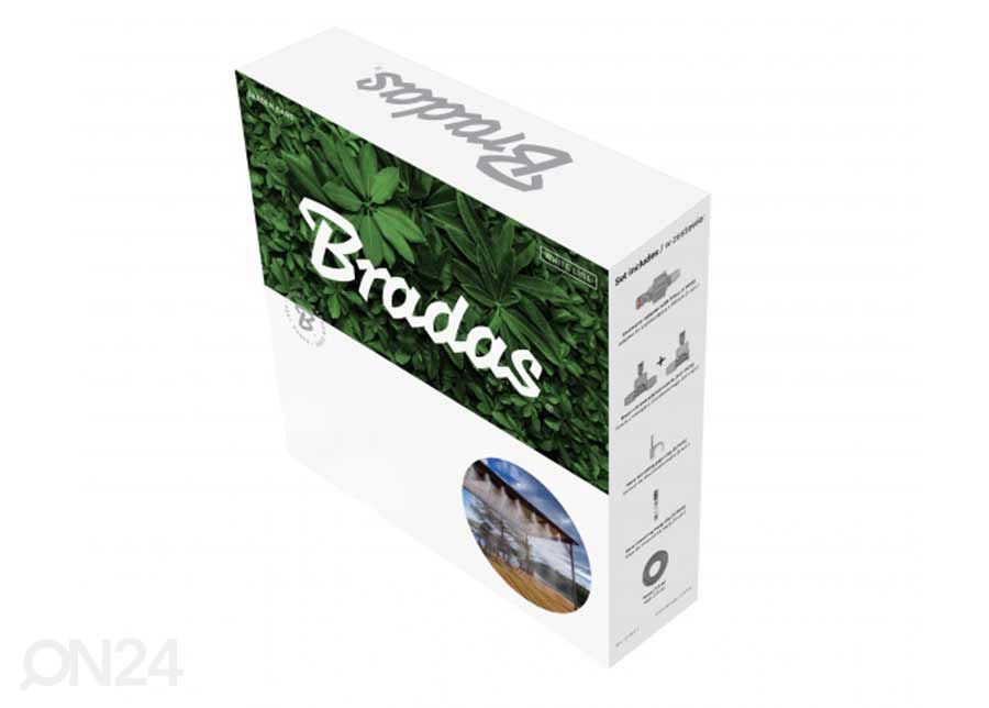 Udutussüsteem Bradas 15 m suurendatud