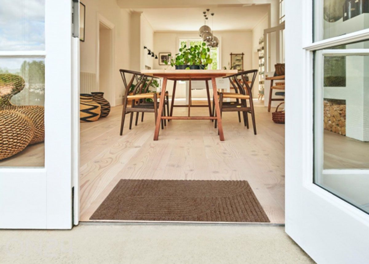 Uksematt Dune Loop taupe 45x75 cm suurendatud