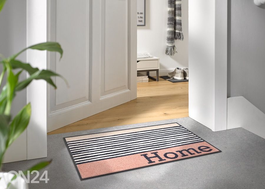 Uksematt Home Stripes 50x75 cm suurendatud