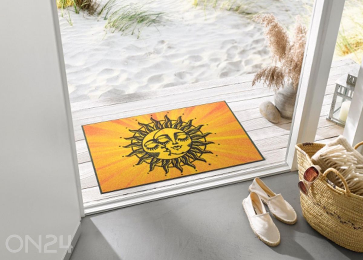 Uksematt Kiss the sun 50x75 cm suurendatud