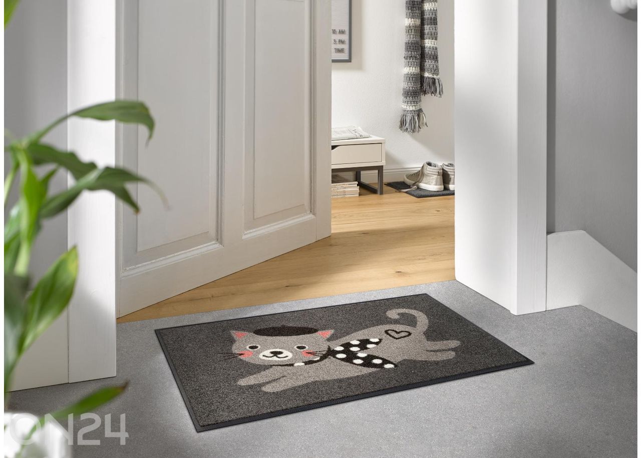 Uksematt Madame Minou 50x75 cm suurendatud