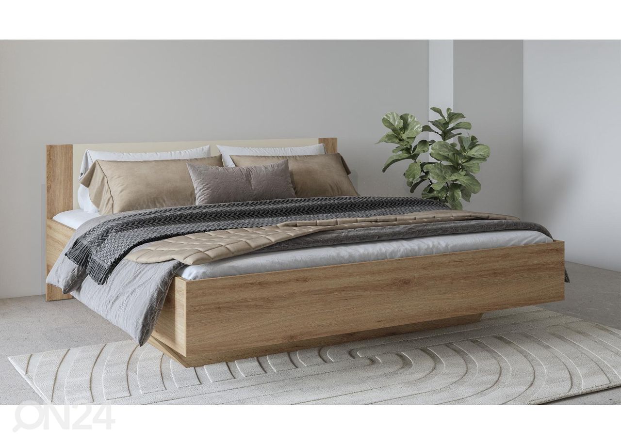 Ülestõstetava põhjaga voodi 180x200 cm suurendatud