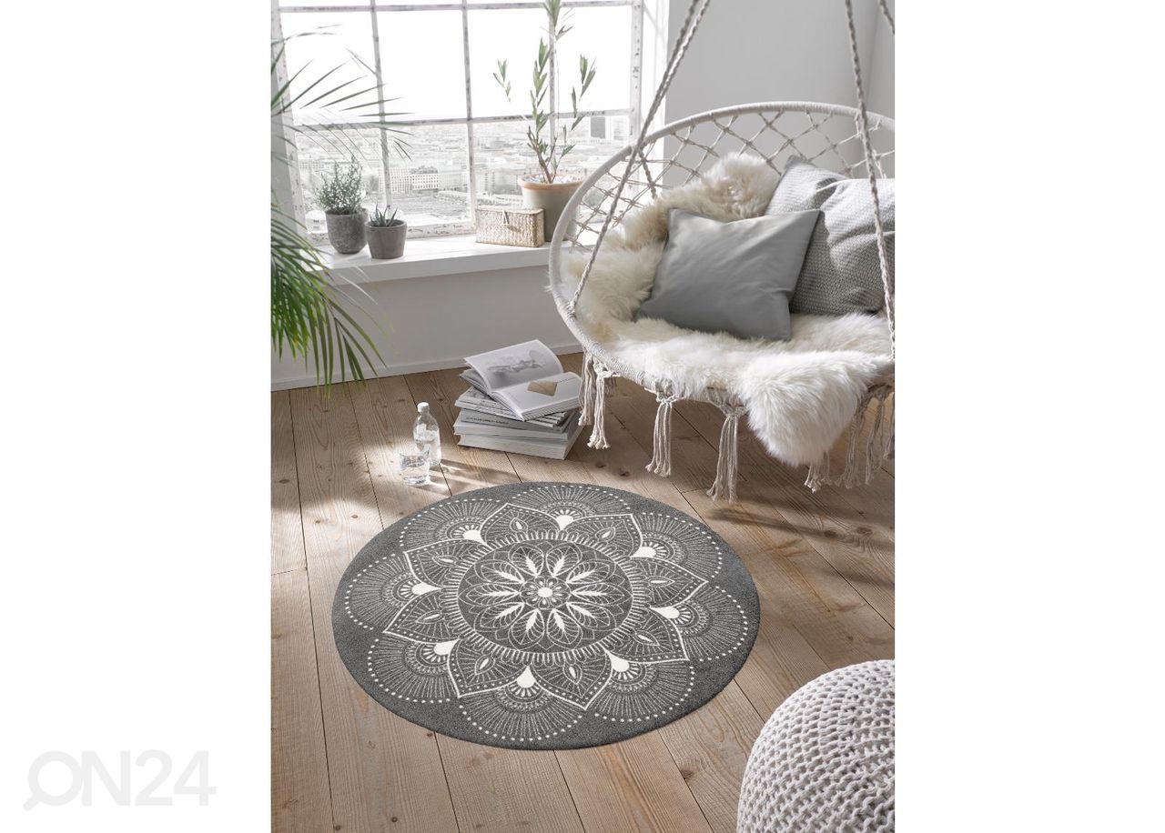Ümmargune vaip Stardream Ø 90 cm suurendatud