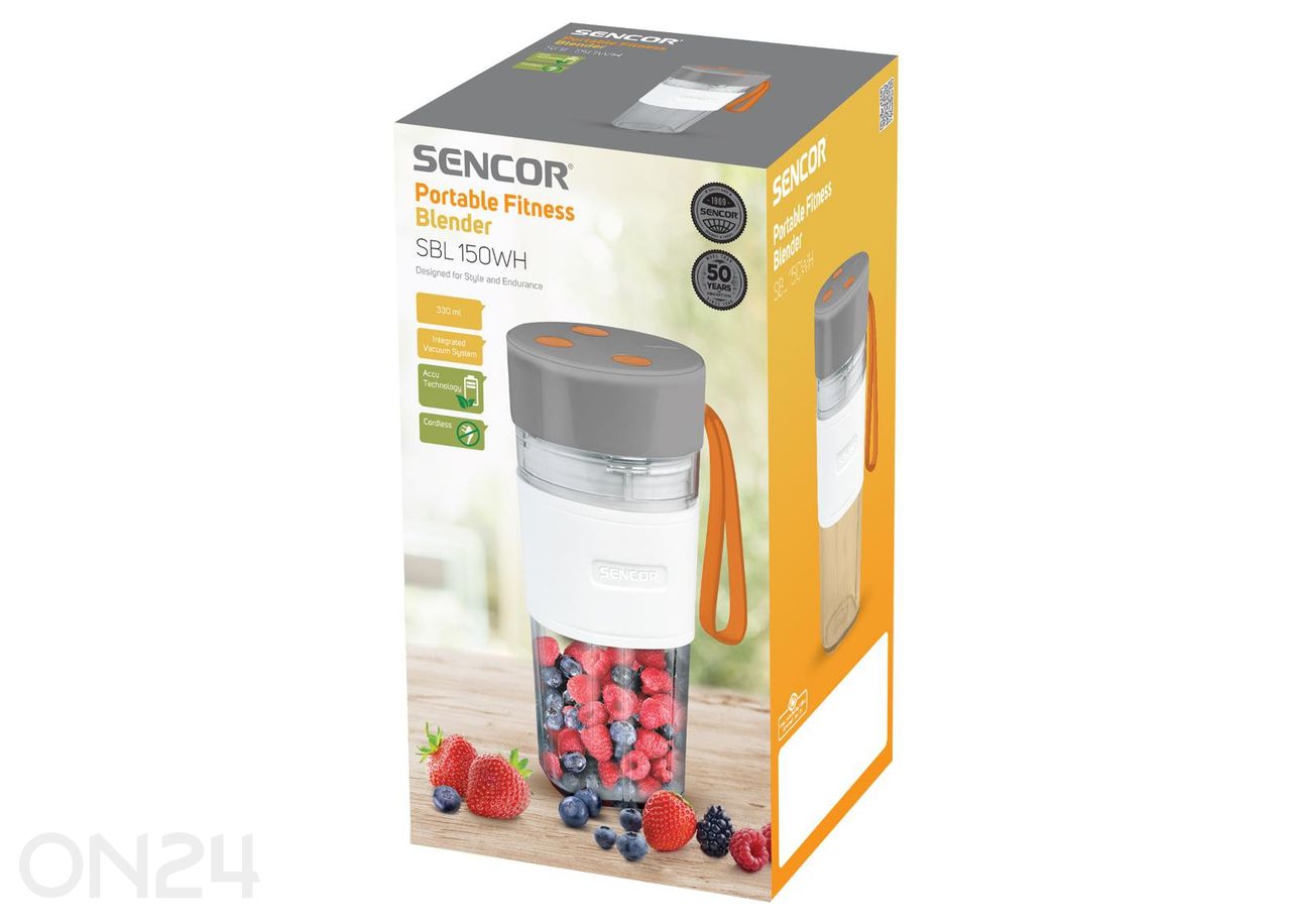Vaakum- smuutiblender akutoitel Sencor SBL150WH suurendatud